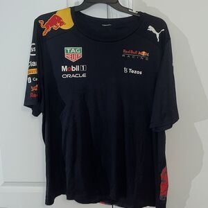 Puma Black Red Bull KTM Racing Team T shirt 3XL 3X-Large Tag Heuer Watches